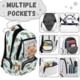 thumbnail image 7 of HUIACONG Cute Capybara Print School Backpack for Kids Teens Age 5-16 Spacious Multi Pocket Scuff Resistant Adjustable Padded Straps Water Repellent Bookbag for School Daily Use Trip, 7 of 7
