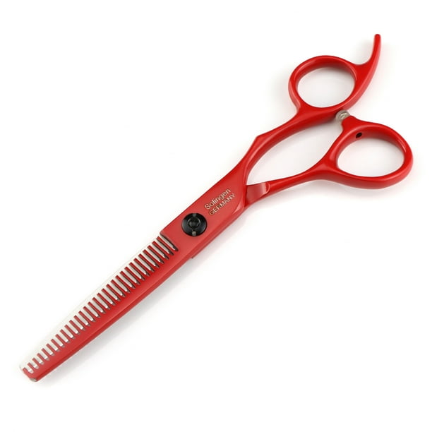 Tijeras de peluquería de personalidad negra de pared de 6.0 pulgadas, tijeras de peluquería, tijeras planas, flequillo