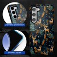 thumbnail image 2 of Tamefox Funda Para Samsung Galaxy S24 Plus Anti Gotas Arañazos Funda Protectora Para Teléfono Para Mujer Niña-Árbol De Navidad Y Ciervo, 2 of 5