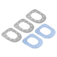 thumbnail image 1 of Inodoro Asiento Cojín 5uds, Inodoro Asiento Cubierta Estirable Lavable Inodoro Tapa Asiento Cubierta Asiento Acopla Mayoría Tamaño Inodoro Tapas-Calabaza Azul/Corazón Gris, 1 of 5