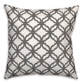 thumbnail image 2 of Creative Products Gray Lattice Pattern 18 x 18 Indoor / Outdoor Pillow, 2 of 3