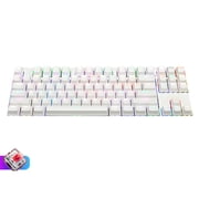 Mini Keyboard Wired Bluetooth-compatible Wireless Dual Mode 87 for Key RGB Mechanical Keyboard Kailh BOX Switch For Tabl