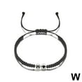 thumbnail image 6 of Women 26 Letters Hand Woven Glow in Dark Bracelet Name Braided Bracelet Men Couple Women Friendship Bracelet, 6 of 7