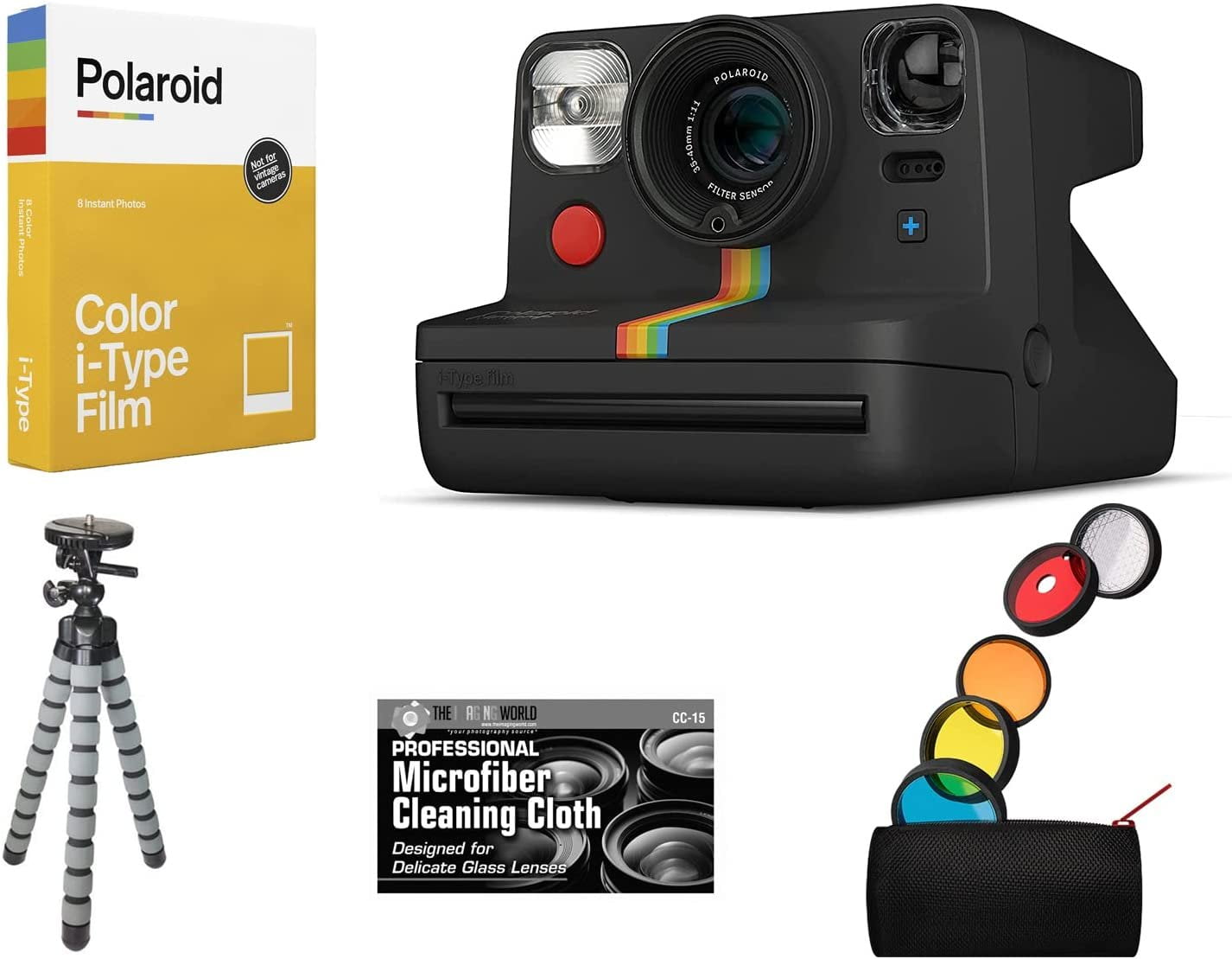 Bundle of Polaroid Now Plus Bluetooth Connected I-Type Instant Film - How Much Is A Polaroid Camera At Walmart