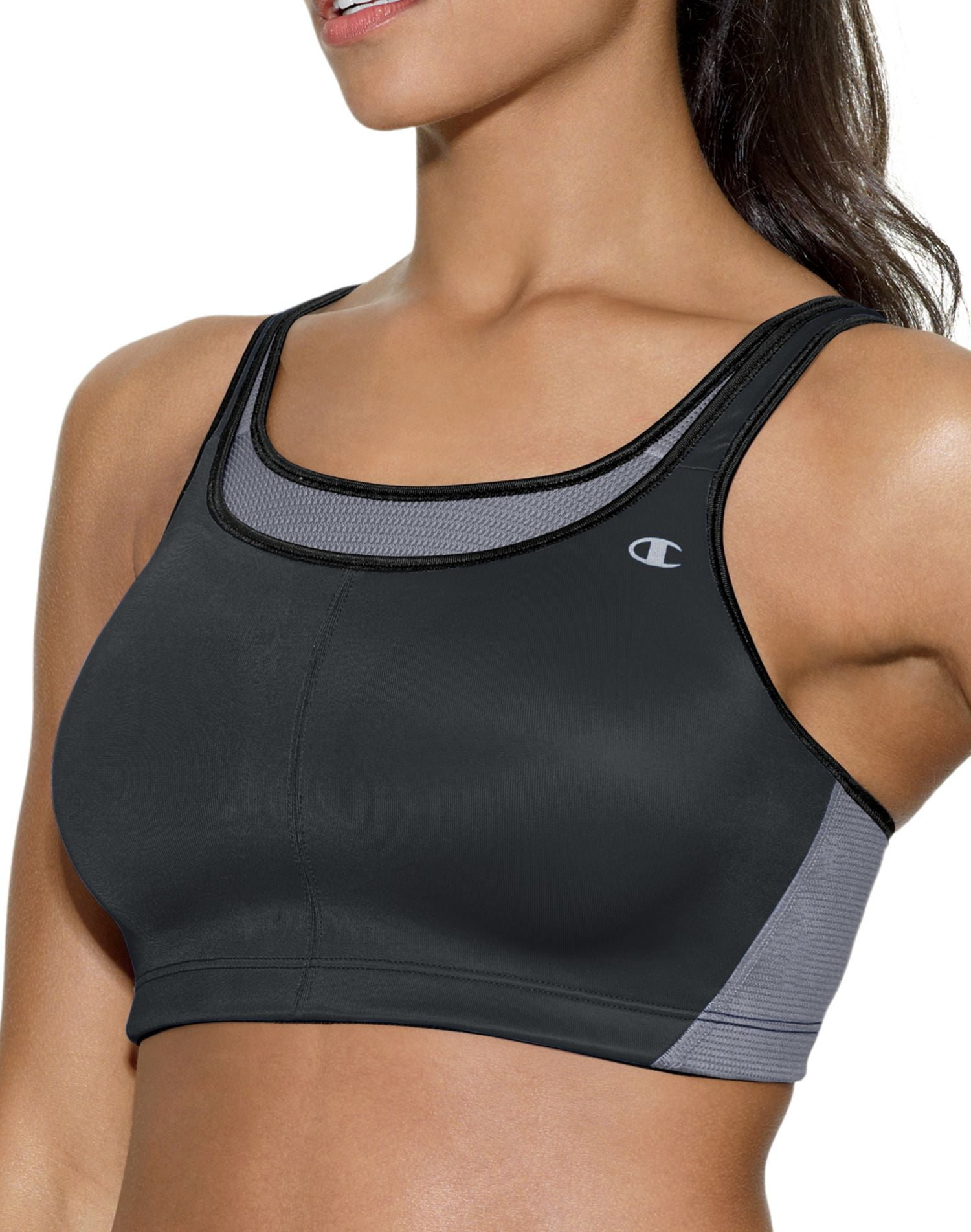 Women's AllOut Support II Full Figure Wirefree Sports Bra, Black