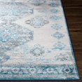 thumbnail image 2 of Hauteloom Buawan Living Room, Bedroom Area Rug - Traditional - Blue, Denim, Gray - 5'3" x 7', 2 of 7