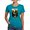 Teal, variant on CafePress - Mona Lisa & Rottie Ash Grey T Shirt - Womens Tri-blend T-Shirt