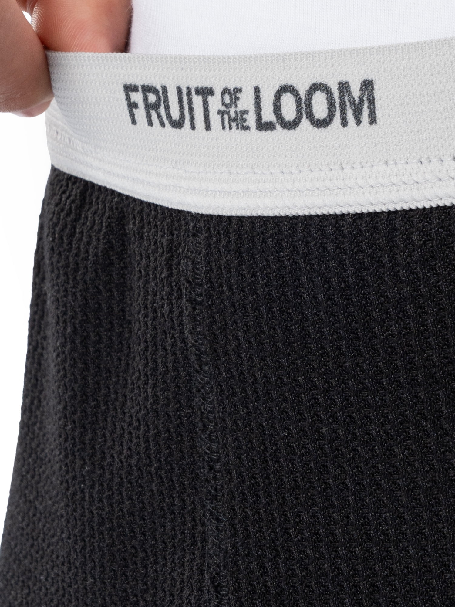 Fruit of the Loom Men's Thermal Waffle Underwear Bottom, 3-pack, Sizes S-5XL