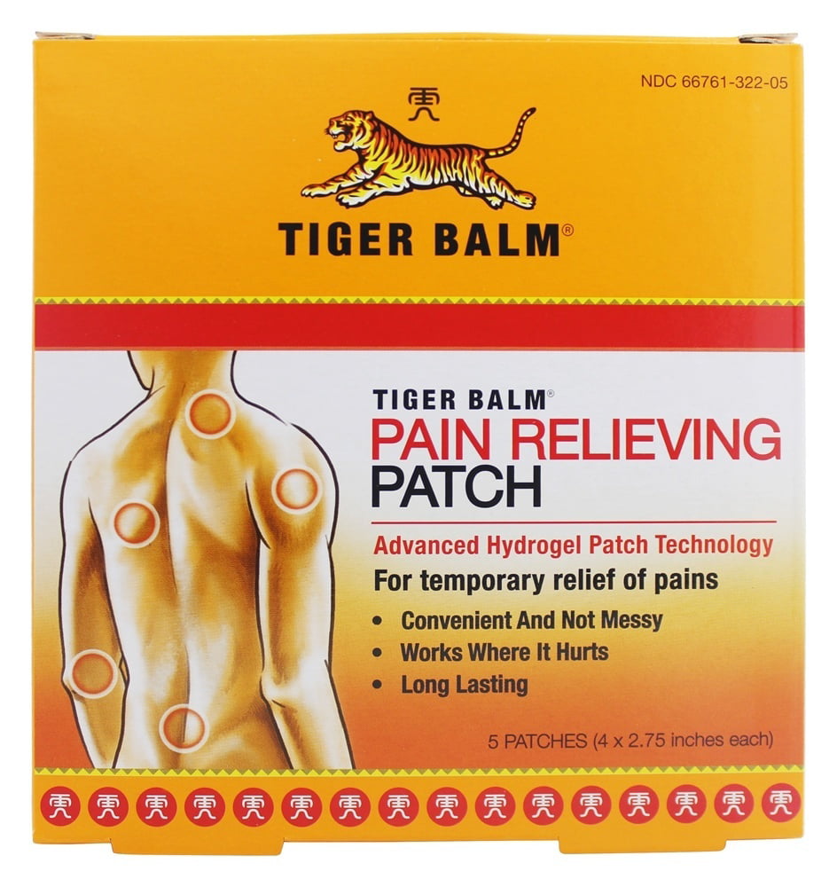 5 Pack) Tiger Balm Pain Relieving Patch - Walmart.com