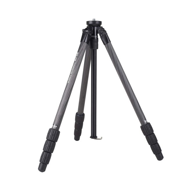 Trípode SLIK Pro CF-634, 4 secciones, 64 fibras de carbono, negro