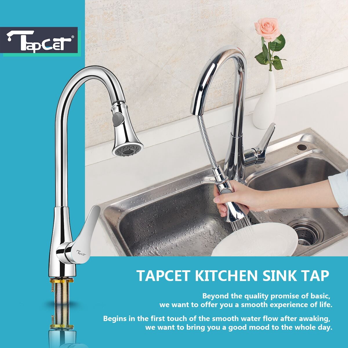 On Clearance 360 Degree Single Handle Kitchen Faucet Hot And Cold