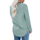 thumbnail image 4 of Pntutb Moda Mujer Otoño Invierno Sólido Cuello Redondo Jersey Manga Larga Tops Pntutb Pntutb-3091, 4 of 6