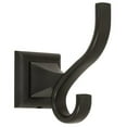 thumbnail image 2 of Alno A7499-SN Manhattan Robe Hook Satin Nickel, 2 of 4
