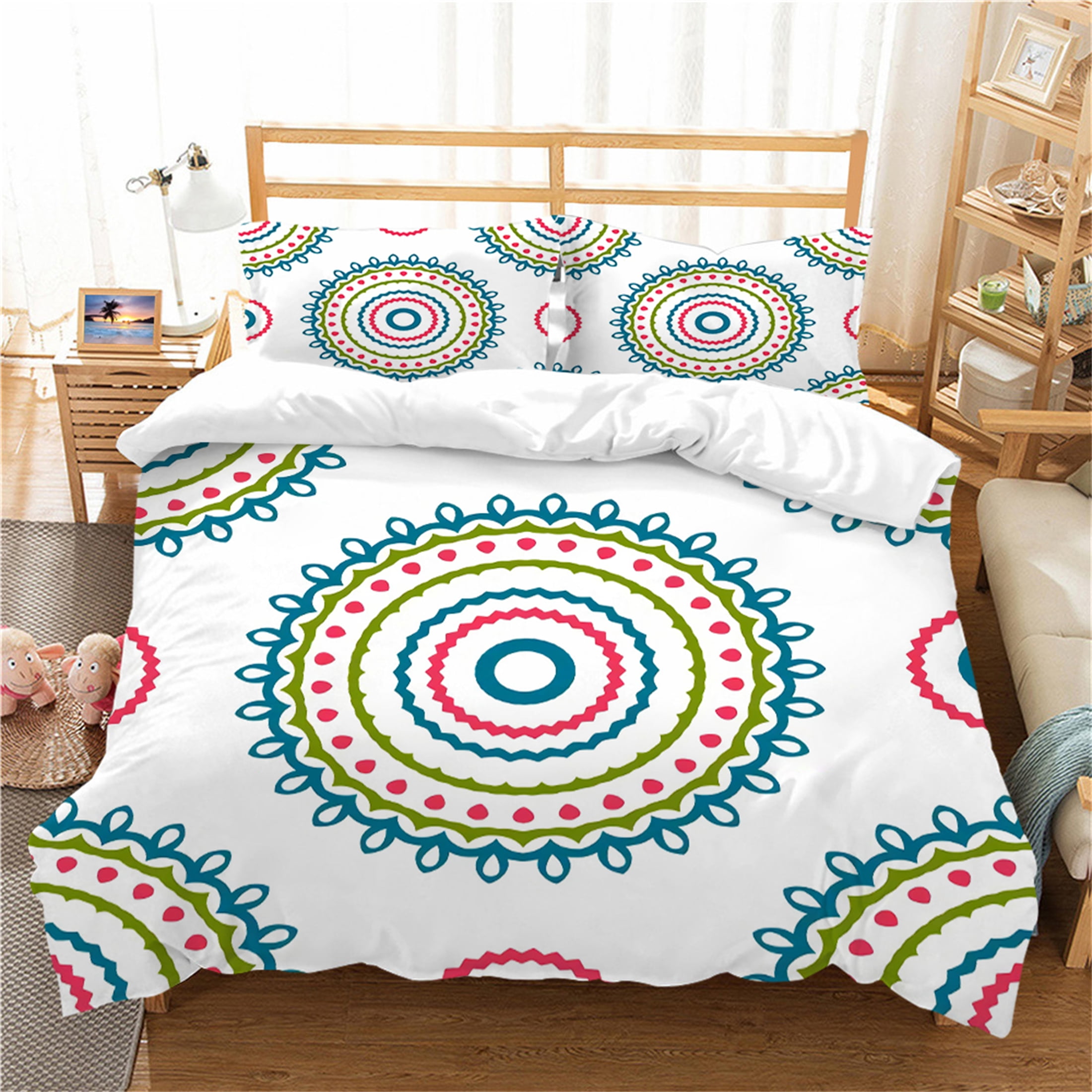 Bedding Cover Set Home Bed Set Comforter Cover Set 3D Bohemia Printed