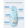 Newborn Baby Wrap Blanket, Cartoon Print 2 Layers Cotton Swaddle