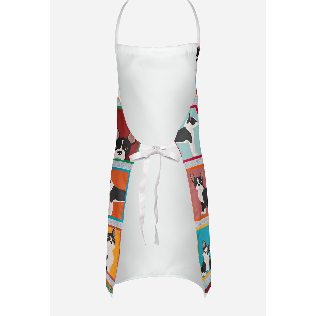 Lots of Boston Terrier Apron 27 in x 30 in