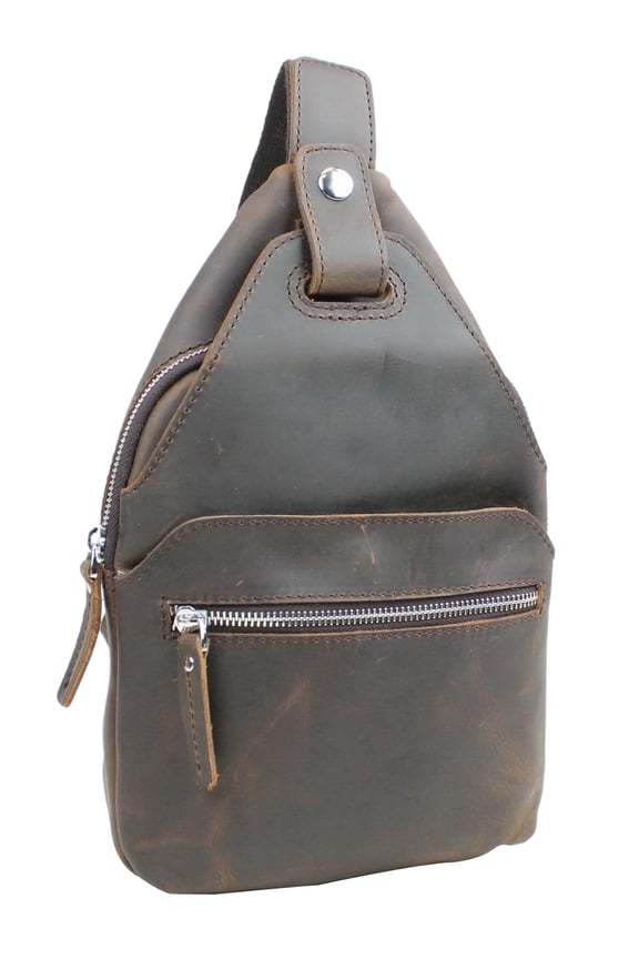 Cowhide Leather Chest Pack Travel Companion LK14.DB