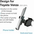 thumbnail image 6 of Car Phone Holder for Toyota Venza 2021 2022 2023 2024 Auto Accessories Navigation Bracket Interior Decoration Mobile Cell Phone Mount, 6 of 6