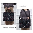 thumbnail image 6 of FORMRS 16" Laptop Bag Carrying Sleeve Case with Handle Travel Shoulder Briefcase, Blue Stars Pattern, 6 of 8