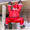 thumbnail image 4 of Papá Noel inflable navideño de 180 cm para escalar con luces LED, 4 of 7
