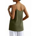 thumbnail image 5 of Avtoify Women's Casual Solid Color Pocket Round Neck Sleeveless Versatile Shirt Summer Soft Tank Top, 5 of 10