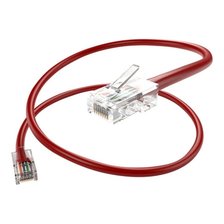UPC: 0893339018354 | UNC Group – Patch cable – RJ-45 (M) to RJ-45 (M) – 5 ft – UTP – CAT 5e – stranded – red