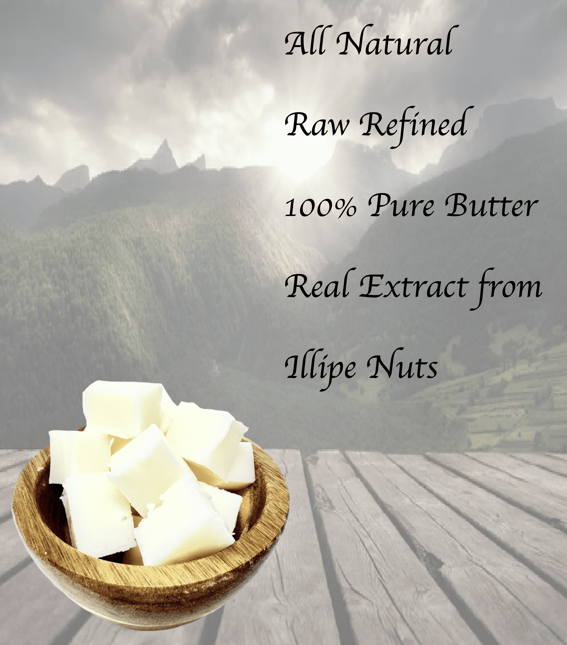 Illipe Nut Butter Refined Organic Natural Raw Grade A Fresh 100% Pure 16 oz, 1 lb