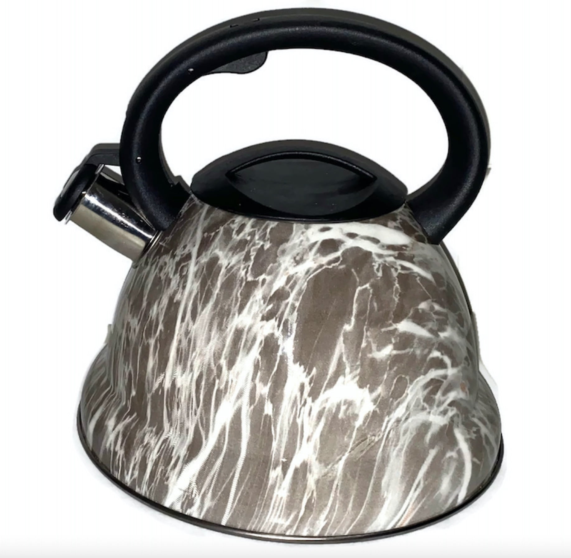 Modern Whistling Kettle 3.4 Qt. for Electric, Ceramic, Induction ...