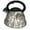 Brown, variant on Latest Whistling Kitchen Kettle 3.4 Qt. for Electric, Ceramic, Induction, Halogen ovens Modern Chic Kitchen Style modern design Loud Whistle - 3.2L (Maroon)