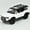 WHITE, variant on 1: 32 Suitable for Toyota Prado Car Model Toy Alloy Die Casting Pull 6 Doors Sound and Light Off Road Vehicle Children's Gift
