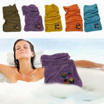 PALIFEUR Hand Towels for Bathroom 29.5x13.8", Highly Absorbent Soft Bath Towels Cotton Strawberry Print Towels Quick-Drying Wash Cloths, Face Towels for Bathroom, Gym, Shower, Hotel(Yellow)