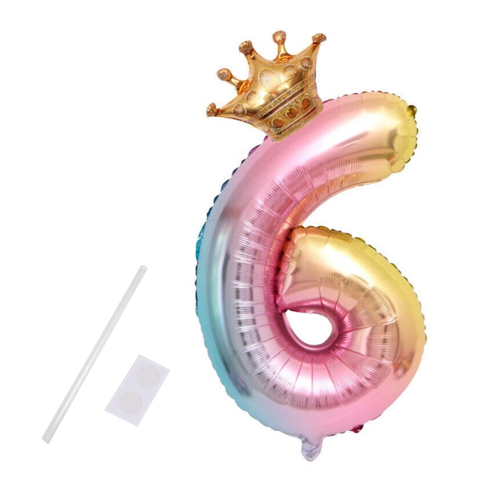 32 Inch Birthday Balloons Number Foil Balloons Kids 1st Birthday Party Decorations Balloons