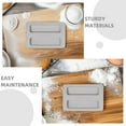 thumbnail image 3 of YOSADIER Toaster Protective Cover, Grey Silicone, Easy Maintenance, Heat Insulation, Modern Design, 3Pcs, 3 of 7