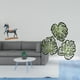 thumbnail image 2 of Escultura De Caballo De Pie Con Hojas De Palma, Adorno Creativo De Feng Shui Para Escritorio, Sala De Estar, Estantería, Cama, Baño, TV, Fondo, Decoración De Jungla, 2 of 8