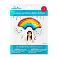 thumbnail image 2 of 22" Multicolor Rainbow with Clouds Balloon, by Way To Celebrate, 2 of 5