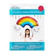 22 Multicolor Rainbow with Clouds Balloon, by Way To Celebrate