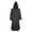 Black, variant on Hvyesh Unisex Medieval Hooded Robe Halloween Cosplay Costume Renaissance Long Hooded Cloak Gothic Holiday Long Dress Pullover Robe