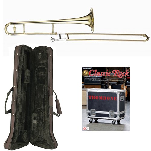 Classic Rock Bb Tenor Slide Trombone Pack Includes Trombone w/Case