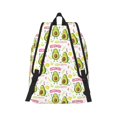 thumbnail image 6 of Rocae Avocado Work Out for Durable Canvas Backpack Leisure Large Bag Travel Rucksack Multi-function Backpack Medium, 6 of 8