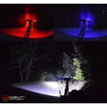 thumbnail image 6 of PS1200v2 Red / Blue LED Rechargeable Patrol Bicycle Light Heavy Duty 18hrs Max Run-Time, 6 of 6