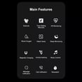 thumbnail image 3 of Smartwatch Reloj Inteligente T22 Fralugio Con Audífonos Tws Negro Fralugio Sport, 3 of 4