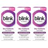 (3 pack) Blink-N-Clean Lens Drops for Any Soft Contact Lens, 0.5 FL OZ
