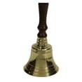 thumbnail image 4 of Urban Designs Handcrafted Engraved Antiqued Solid Brass 9-Inch Captain Bell, 4 of 5