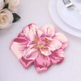 thumbnail image 2 of Efavormart 20 Pack Pink Peony Flower Shaped 2-Ply Paper Cocktail Napkins For Wedding Shower, Elegant Disposable Party Beverage Napkins, 2 of 5