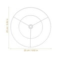 thumbnail image 2 of Shisuyan Lampshade Frame 25cm Double Layers Lampshade For Pendant Light Chandelier, 2 of 8