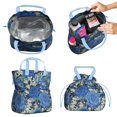 thumbnail image 2 of Pioneer Flower Floral Print Pattern Drawstring Lunch Bag Women - Drawstring Lunch Bag Insulated for Work Office - Stain-Resistant Large Lunchbags for Women with Multi-Pockets, 2 of 6