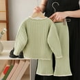 thumbnail image 5 of MEZZALL Girls Knit Long Sleeve Sweater Pants Outfits 2PCS Sets Casual Winter Fall Toddler Kids Clothes Soft Comfortable Handmade Floral Design Dailywear Classic / 5-6 Years, 5 of 9