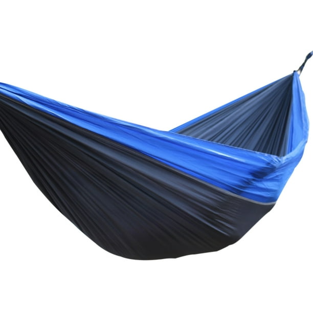 Budge Double Nylon Hammock / Camping Hammock with Tree Straps Walmart