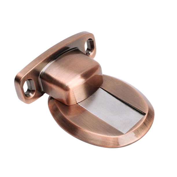 Tope de puerta magnético de aleación de zinc, tope de puerta con ventosa para inodoro, tope de puerta de vidrio Cobre