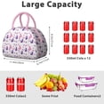 thumbnail image 3 of Cat Mom Lunch Bag – Adorable Kitty Pattern with Cute Paws, Ideal for Cat Lovers, 3 of 4